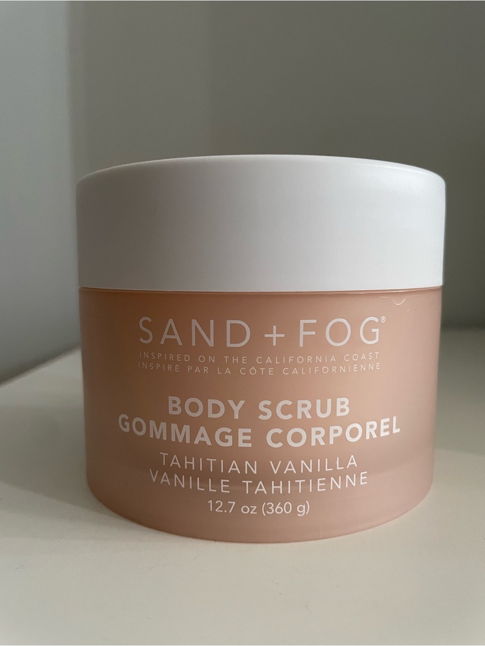 NWT SAND + FOG Tahitian Vanilla Body Scrub — 12.7 OZ/ 360 G